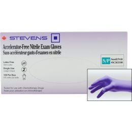 Nitrile Medical Exam Gloves, Accelerator-Free- SMALL (chemotherapy rated/bx 100)