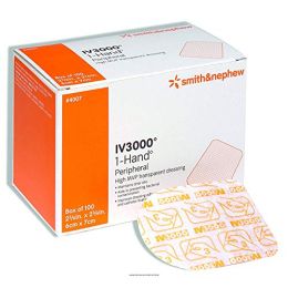 Opsite Dressing IV3000 Clear 1 Hand/6x7cm/#4007 (bx 100)