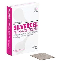 Silvercel Antimicrobial Hydroalginate (5cm x 5cm/ bx 10) # CAD050